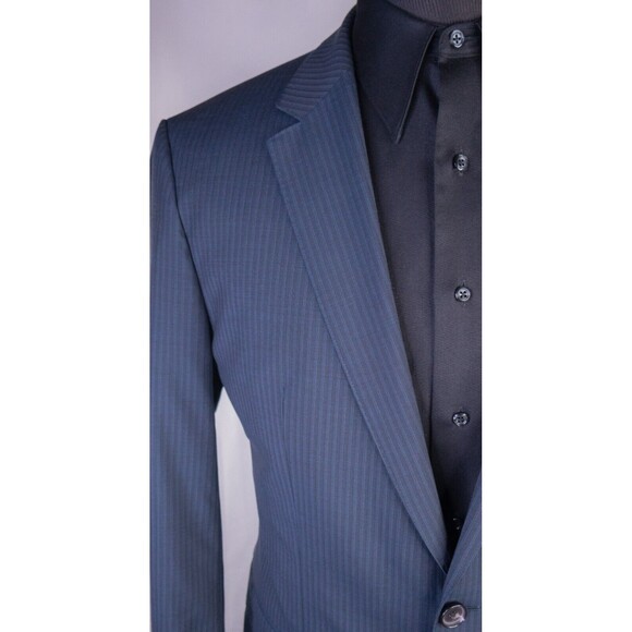 Hugo Boss The JAMES Blazer Sport Coat 2-Button Casual Jacket 42L Wool Stripped - Picture 5 of 15